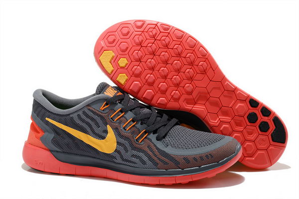 Nike Free 5.0 V2 Womens Carbon Gray Red Yellow For Sale